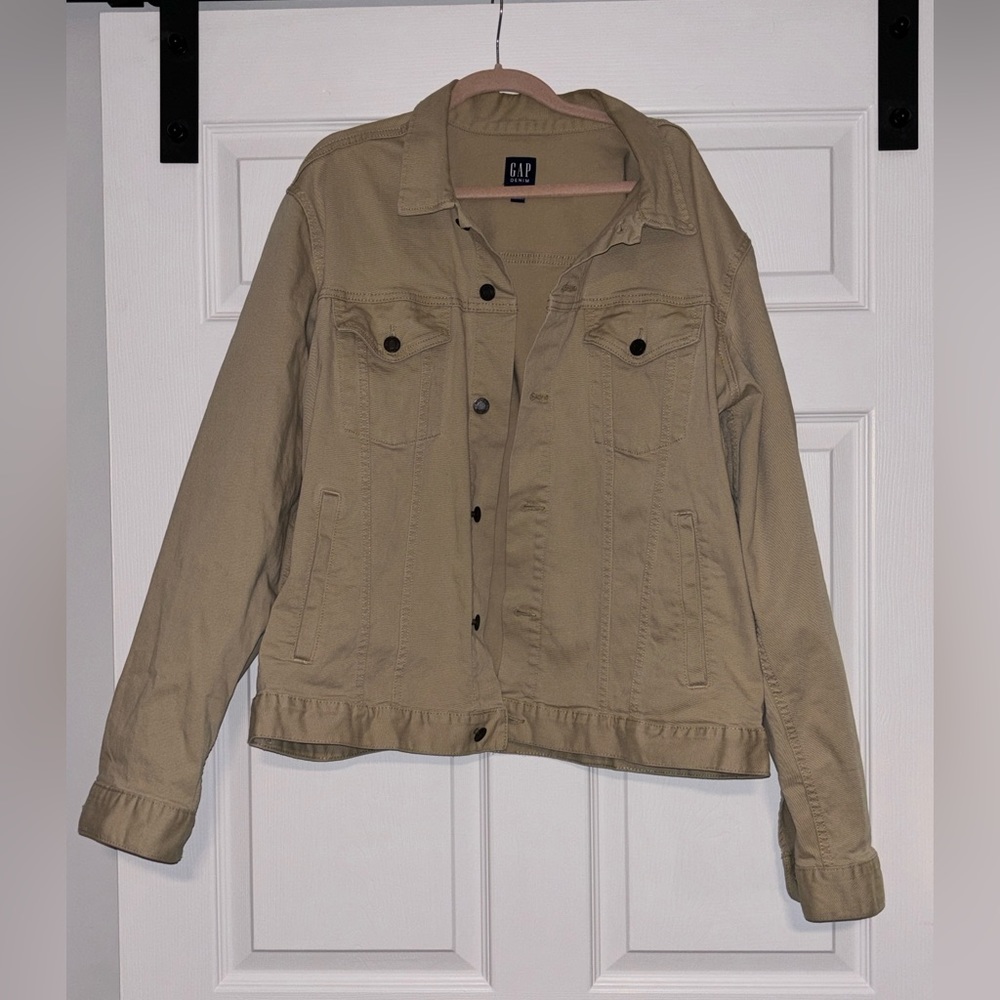 Gap Denim Beige Jacket - XL
